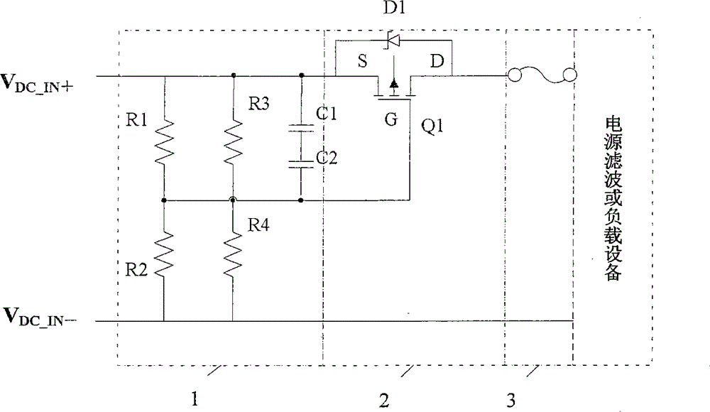 Surge suppressors of switch for power supply and distribution