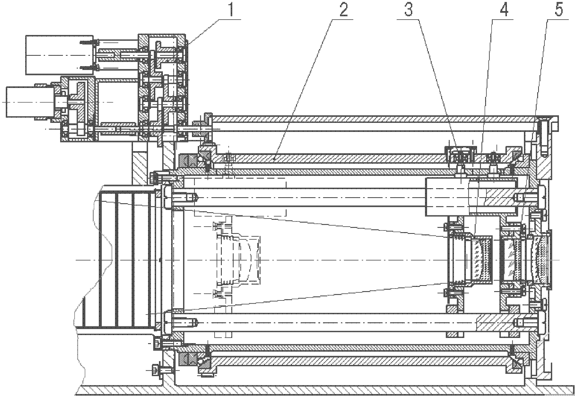 Zooming transmission system with self-locking performance for zoom lens