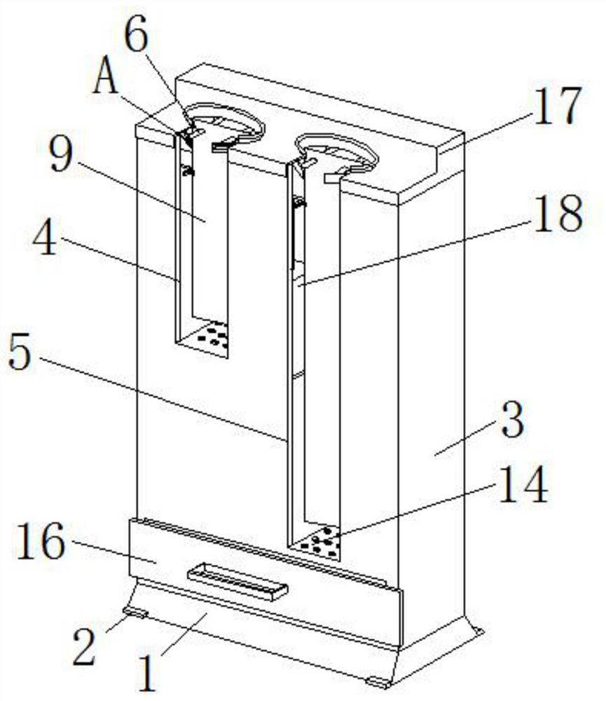 A belting machine for umbrellas