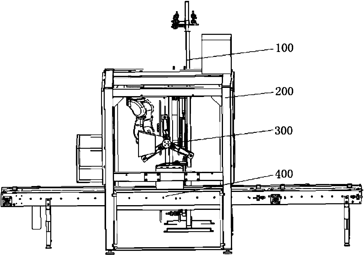 Windmill type belt pinching machine.