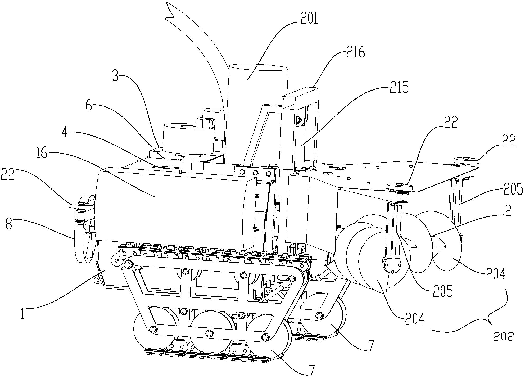 Environment friendly underwater dredging vehicle for channels