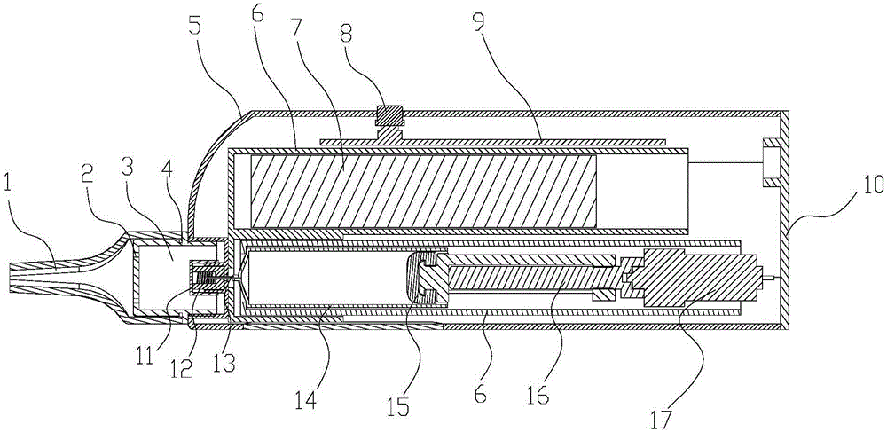 Atomized liquid heating and atomizing device