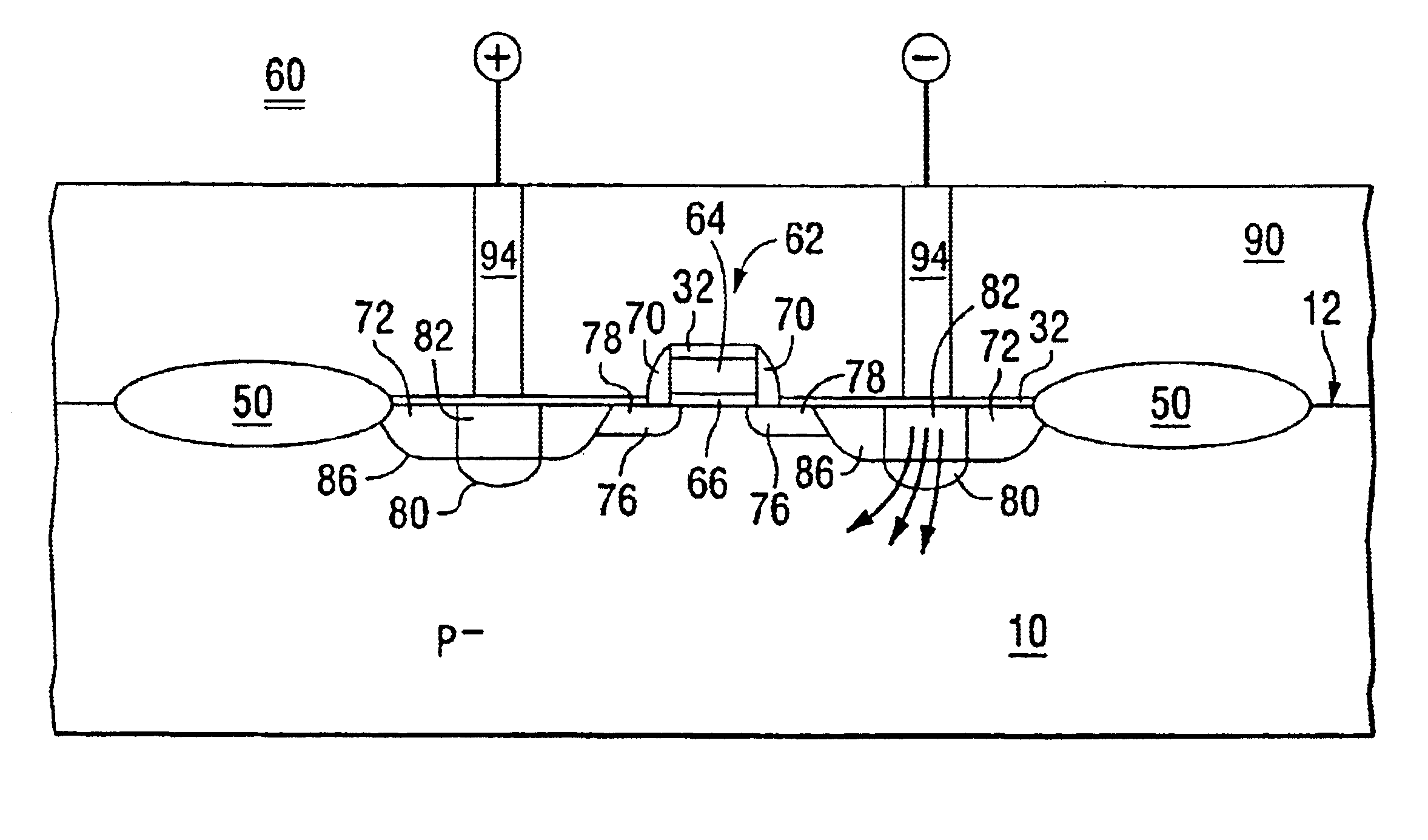 ESD protection for semiconductor products