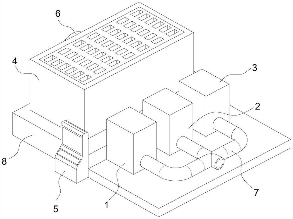 Multi-barrel linkage intelligent integrated prefabricated pump station