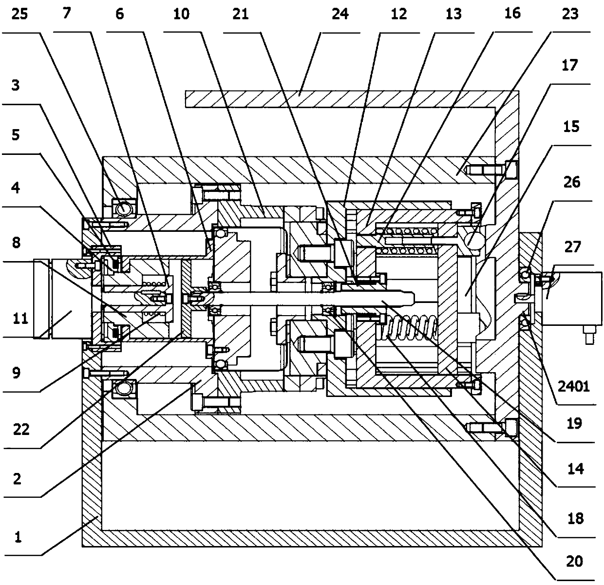 Single power source-based variable stiffness flexible joint