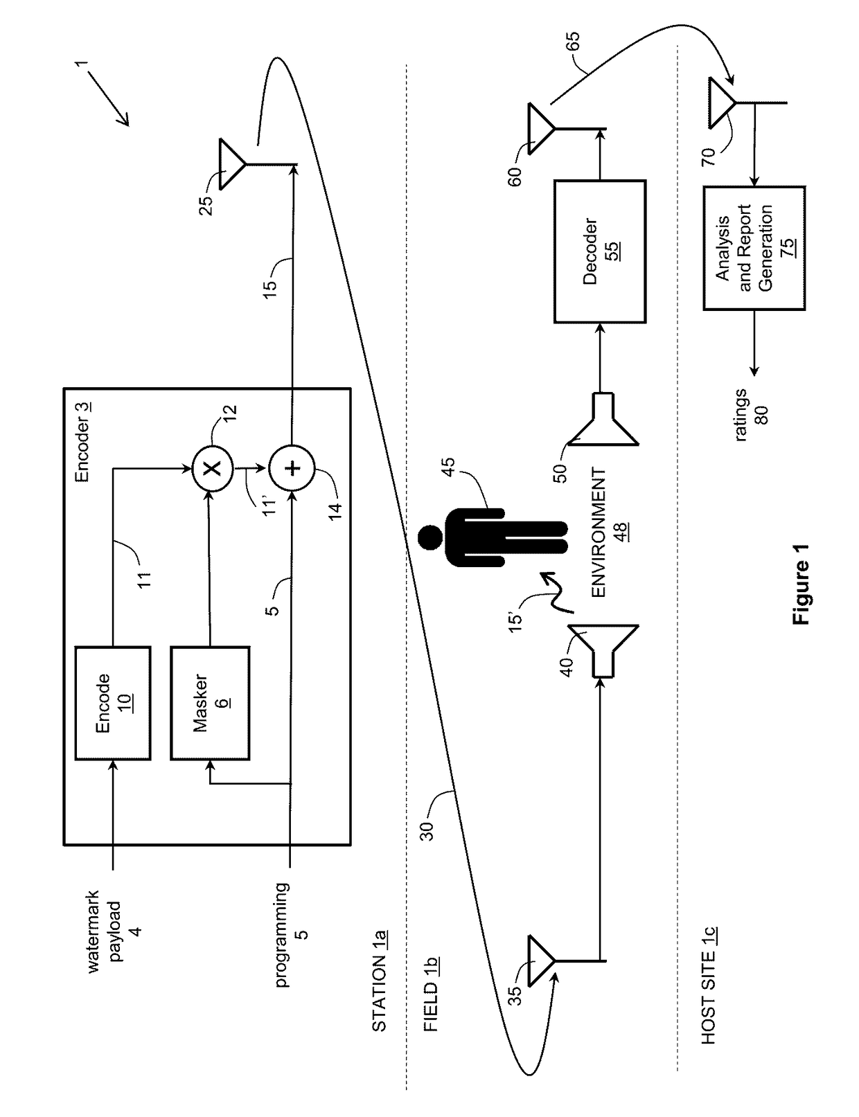 Inserting watermarks into audio signals that have speech-like properties