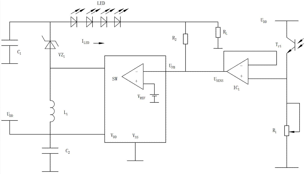 Full-digital proportion integration differentiation (PID) controlled light-emitting diode (LED) light source driver