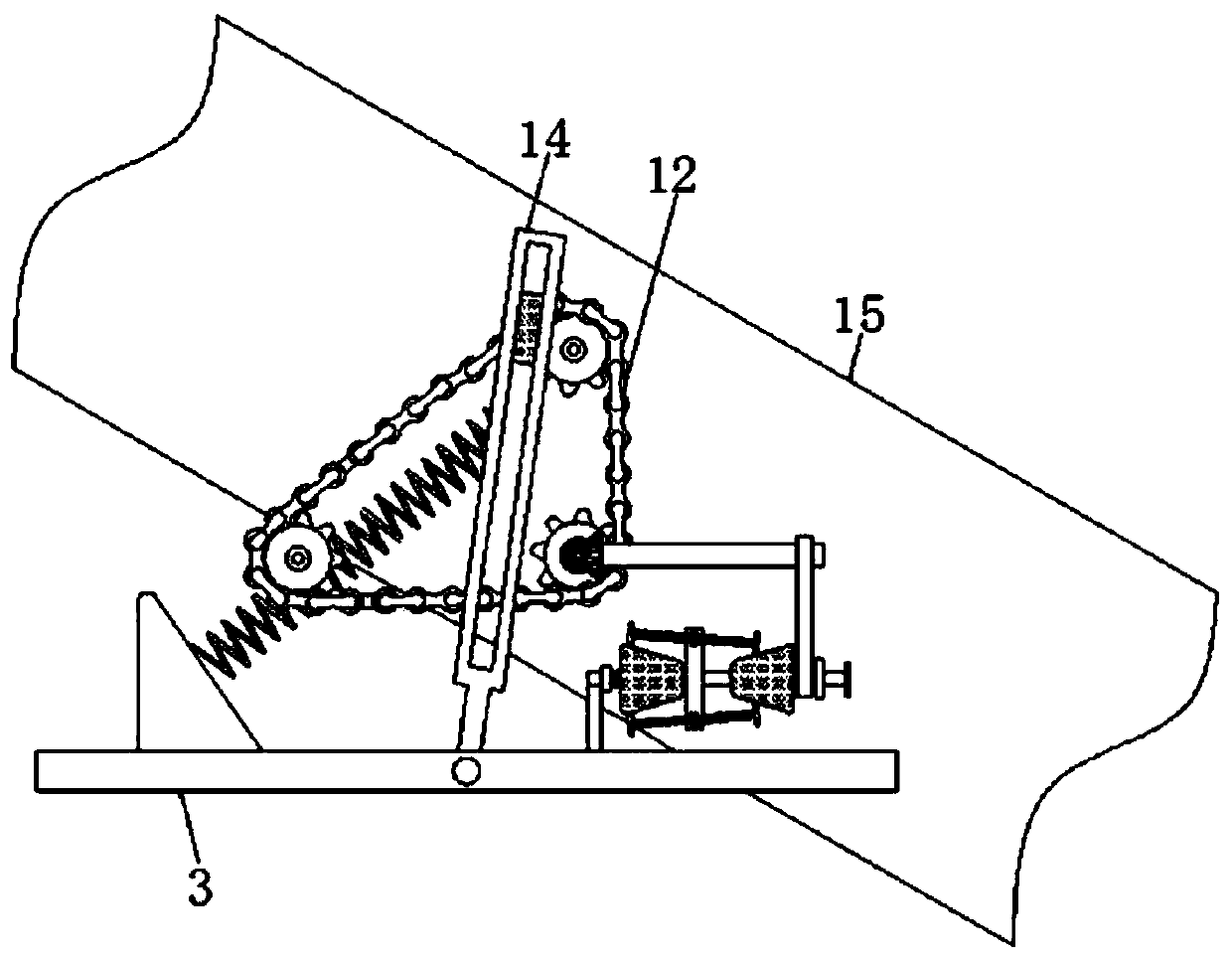 Household nursing device suitable for elderly hypertension patients