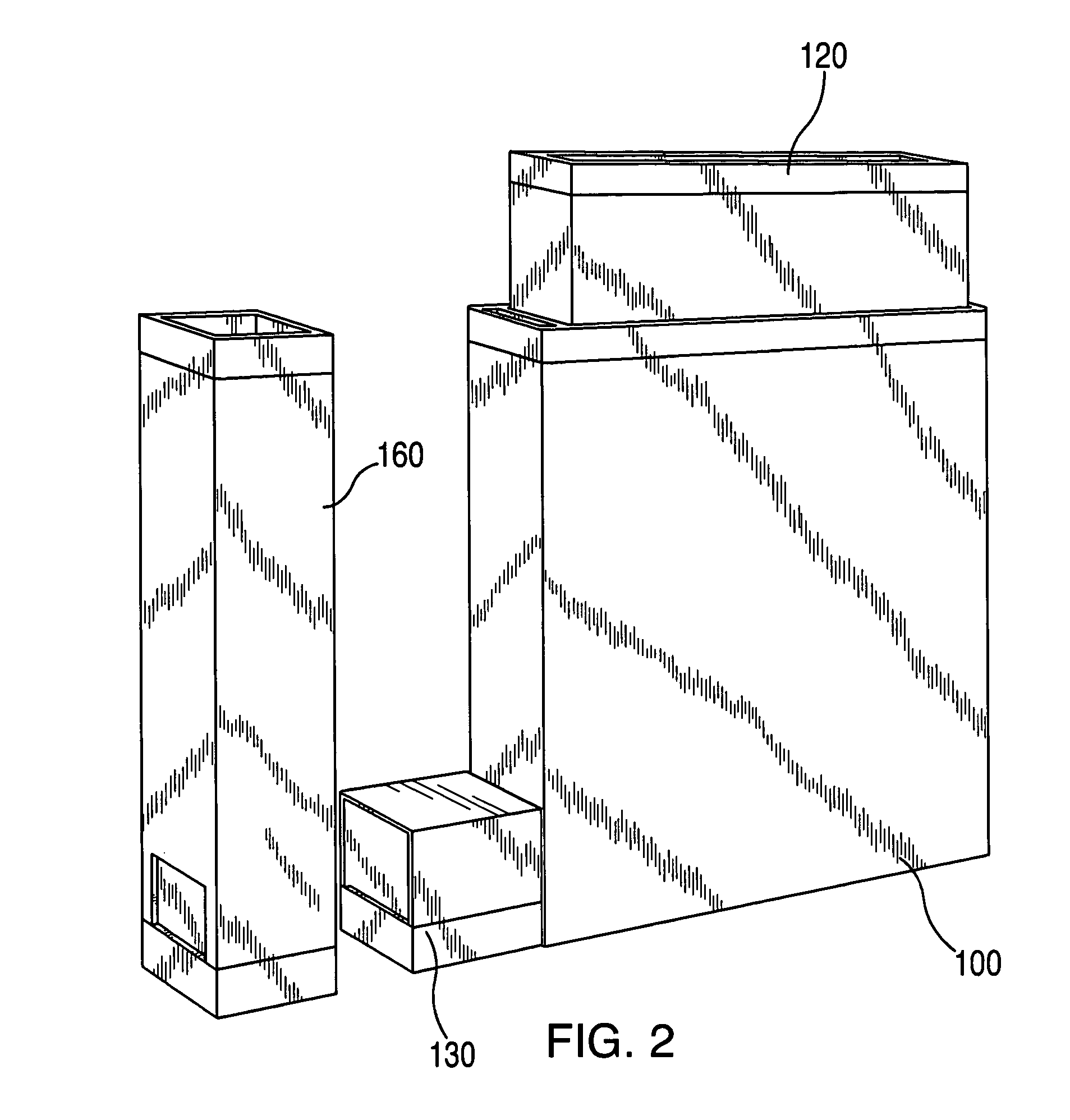 Self-adjusting volume display and merchandise dispensing system