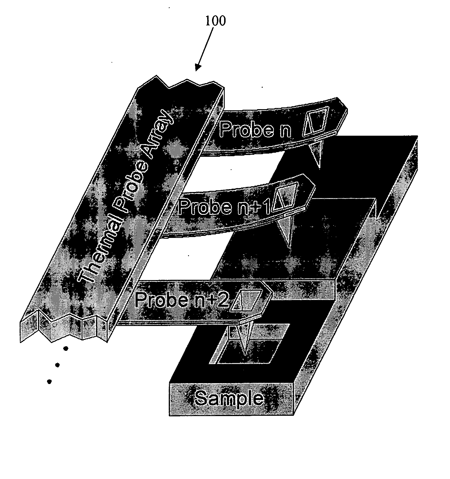 Systems and methods for thin film thermal diagnostics with scanning thermal microstructures