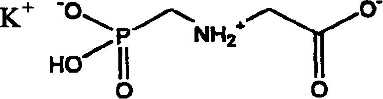 Method for preparing solid glyphosate potassium salt