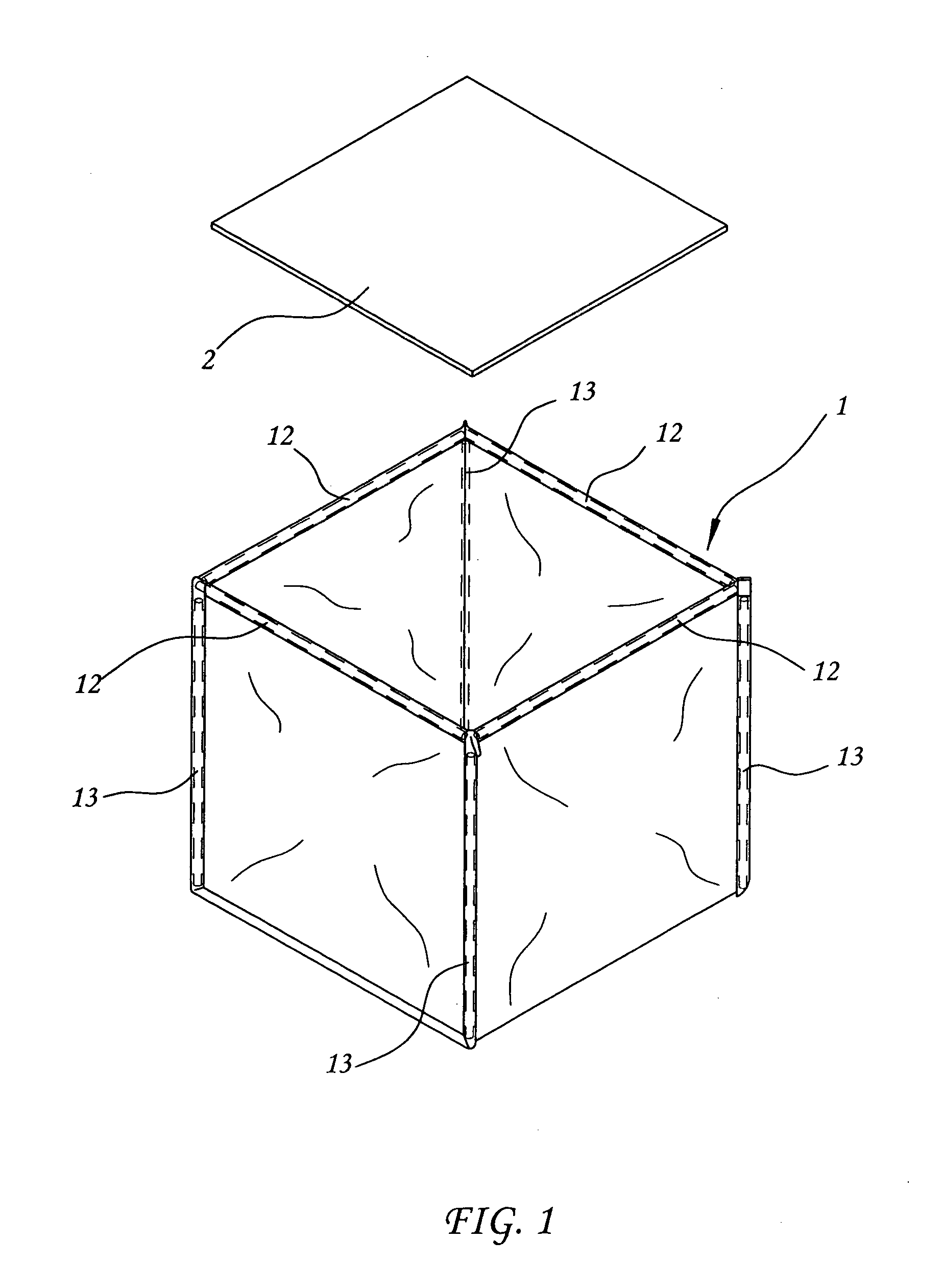 Twist-collapsible storage box