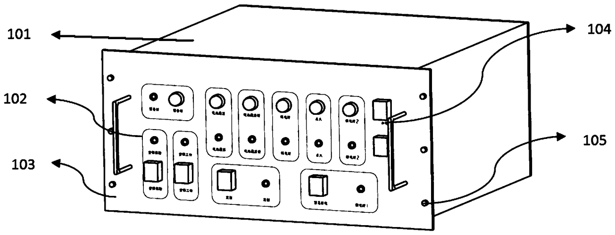 Ergonomic integrated vehicle vibration-damping chassis and sub-rack device