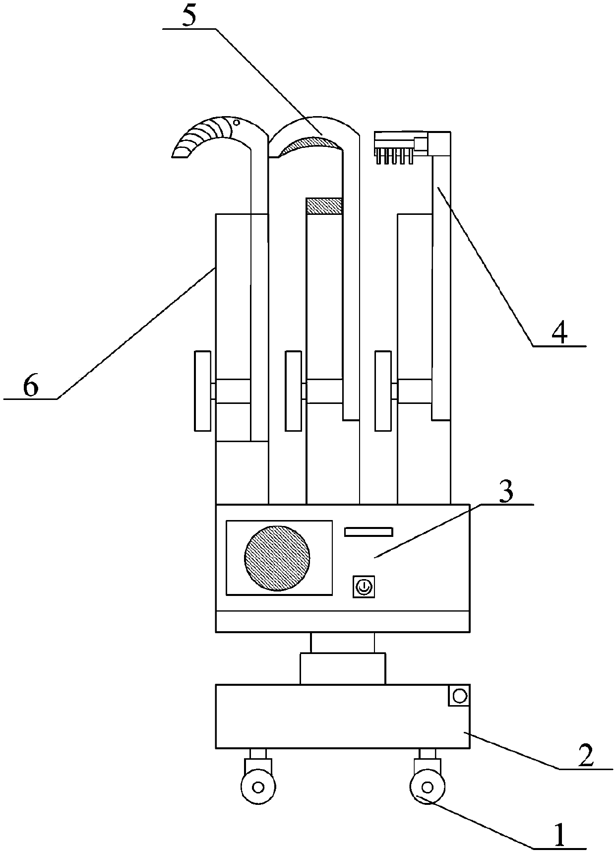 Multifunctional electric power overhaul decontamination cleaner