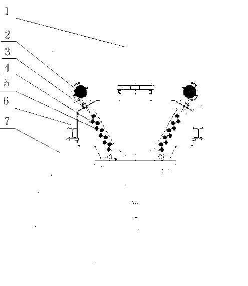 Bilateral mechanism for automatically regulating feeding of high-pressure roller mill