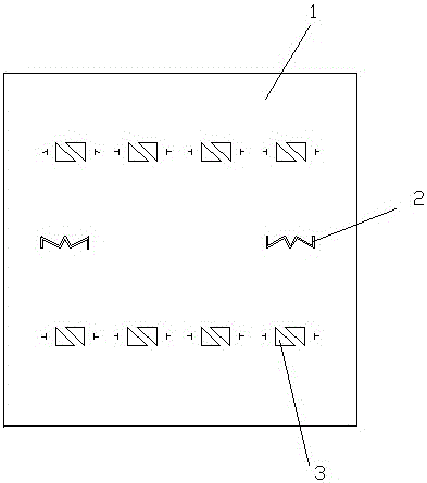 Contact-type step gauge probe detection pattern sample block