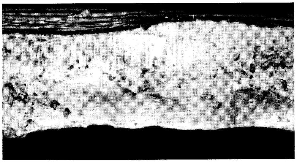 Amorphous metal thin strip, laminated core, and amorphous metal thin ribbon punching method