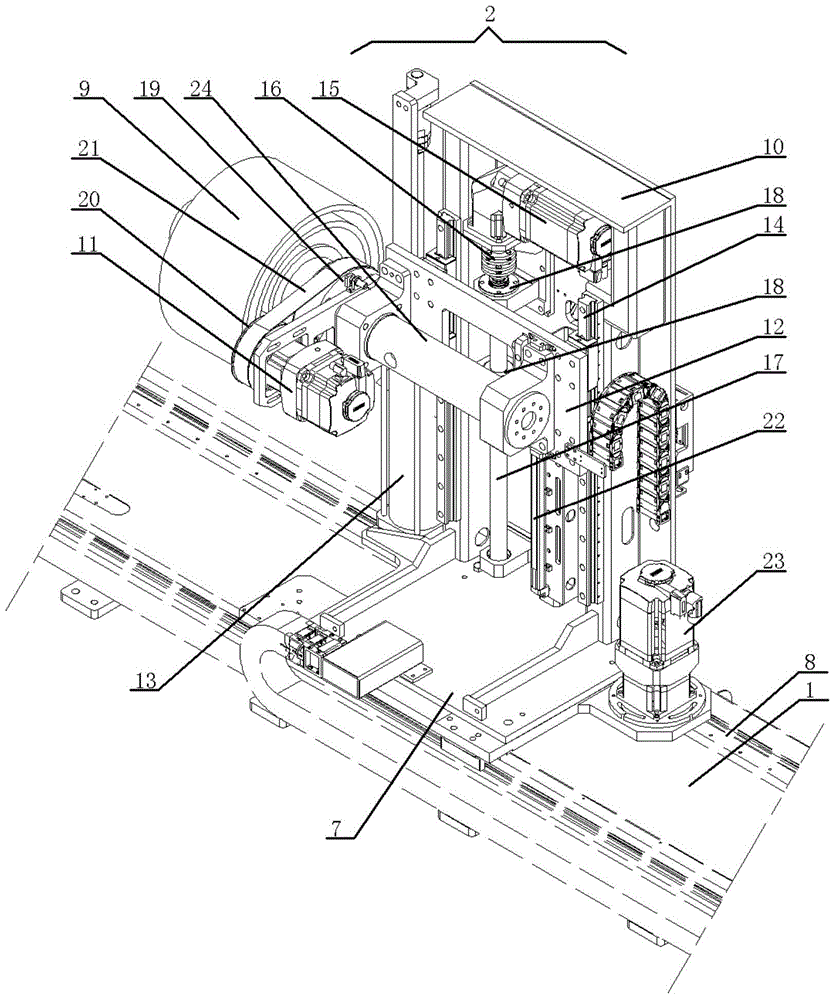 Tread assembly charging system