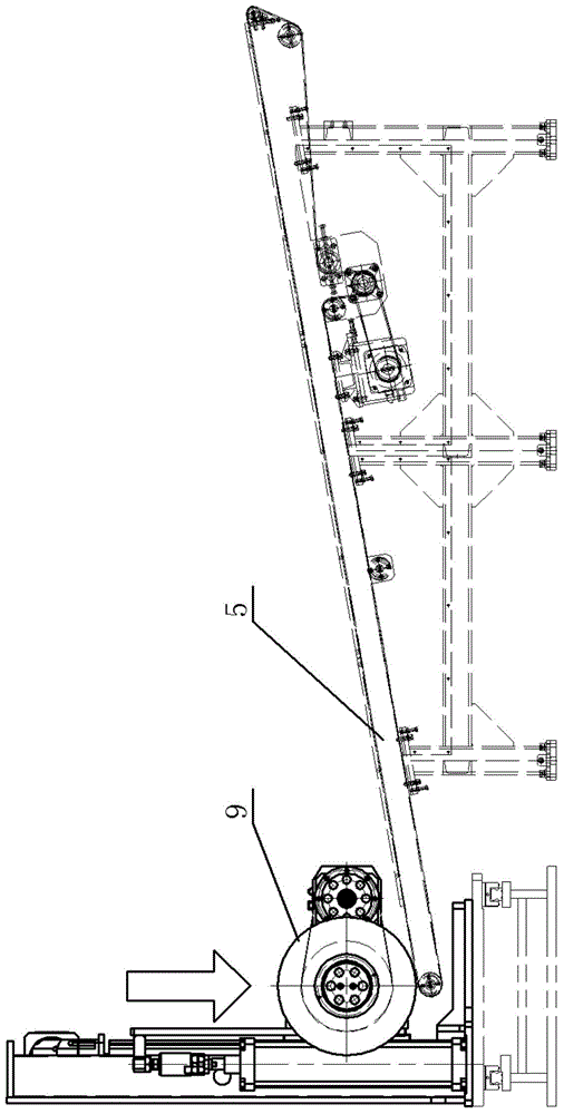 Tread assembly charging system