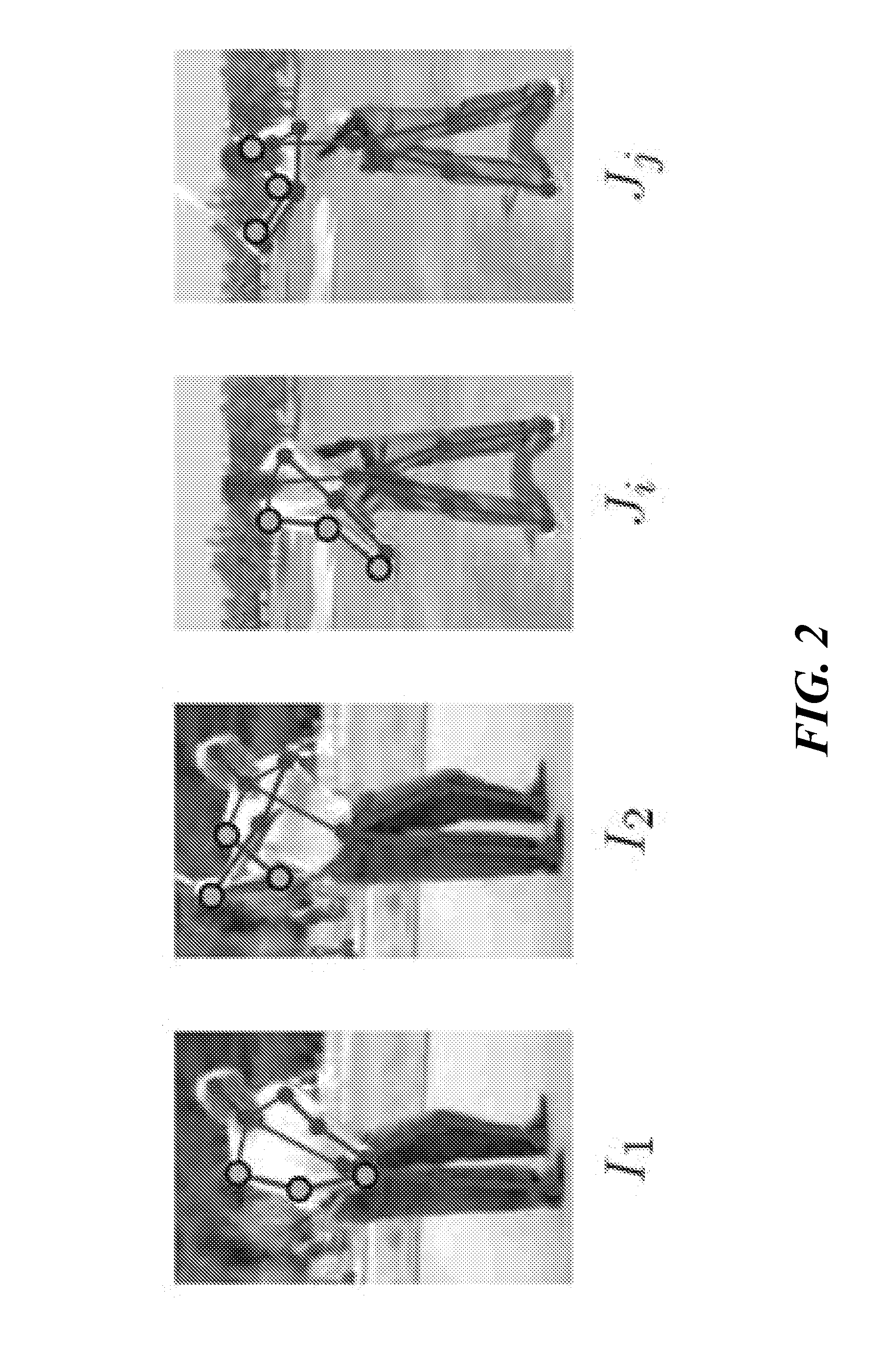 Methods for recognizing pose and action of articulated objects with collection of planes in motion