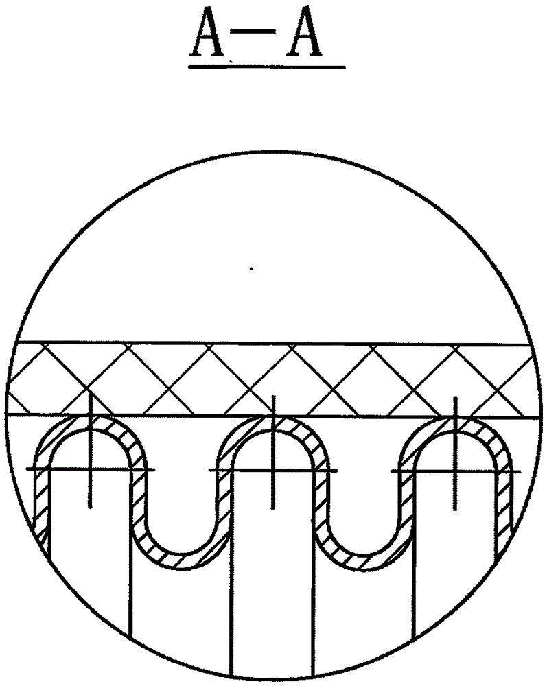 Compression-type stainless-steel corrugated pipe for gas pipeline and assembly method of compression-type stainless-steel corrugated pipe