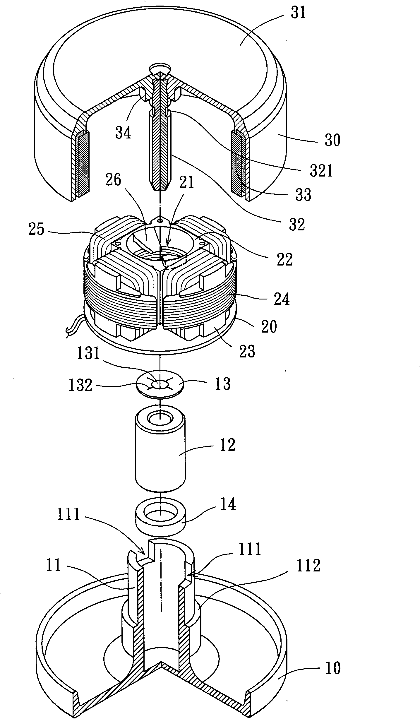 Motor, fan and stator device thereof