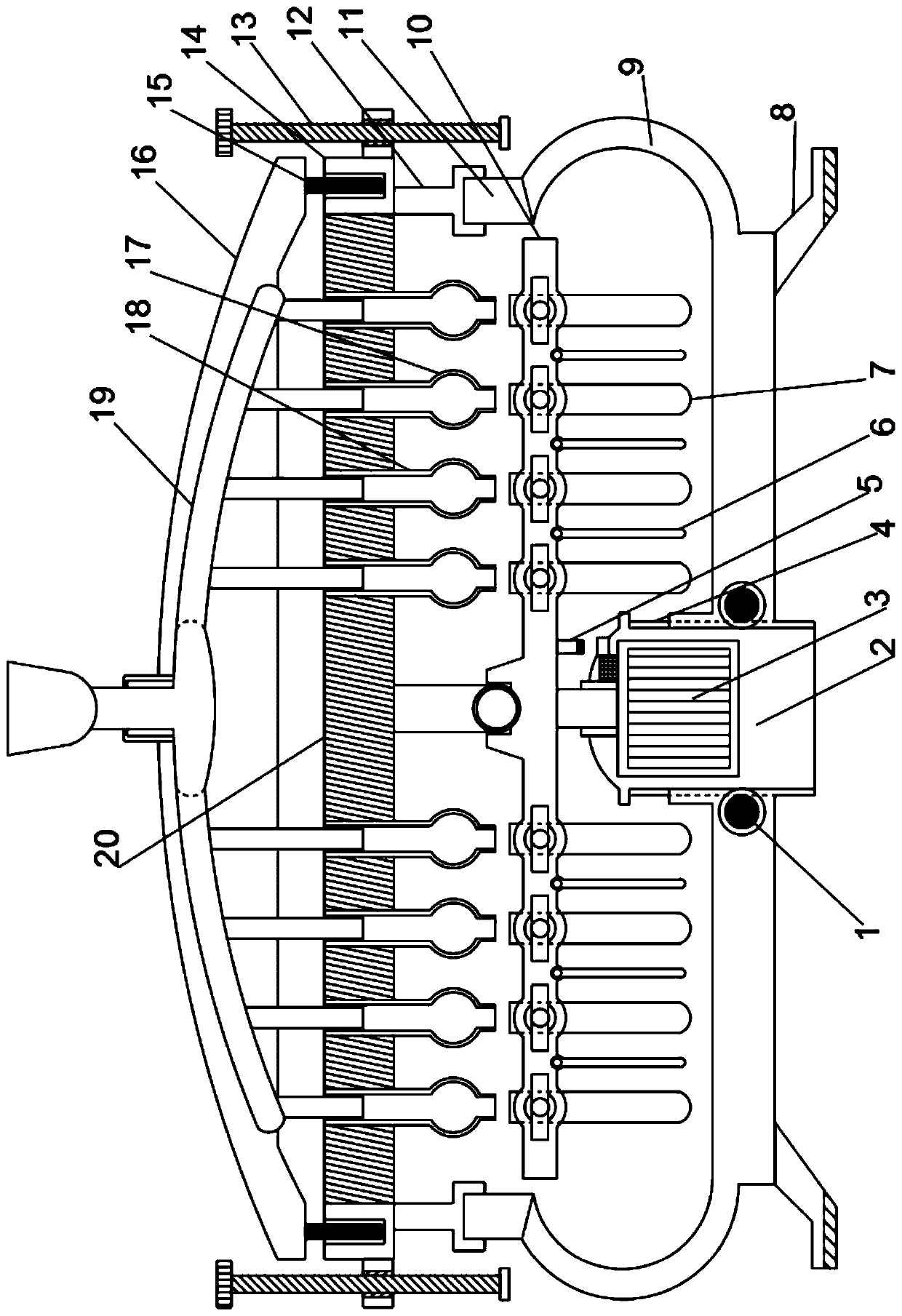 A Lifting Self-adaptive Dividing Centrifugal Device