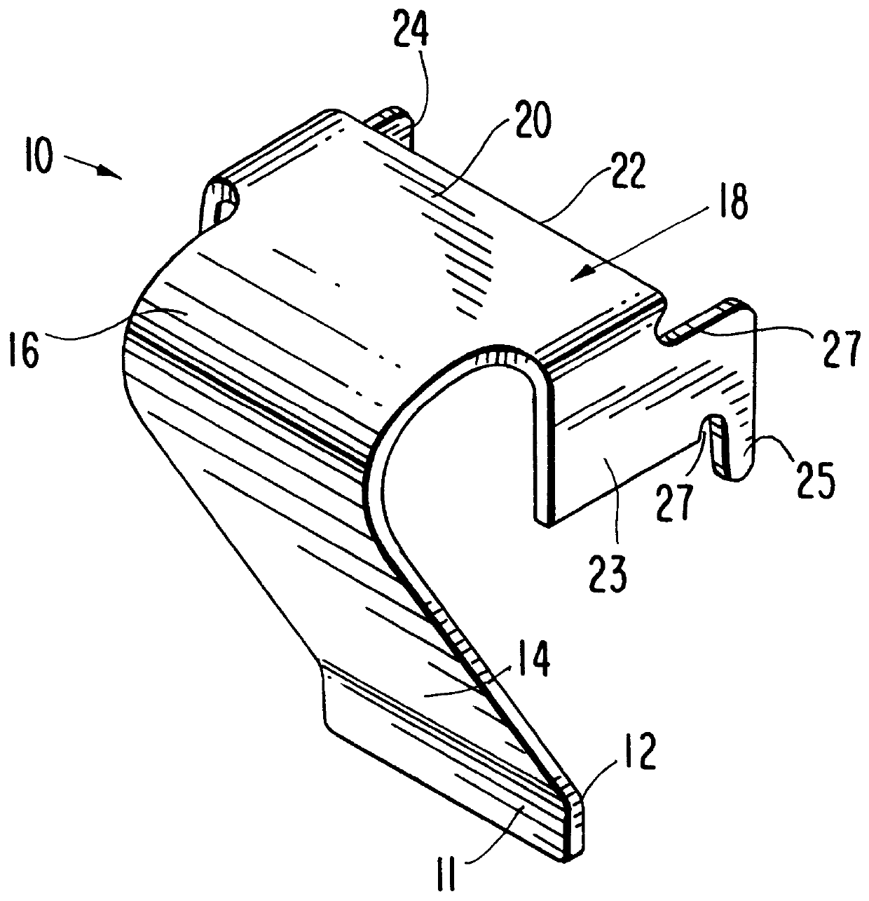 Spring clip for attaching an electronic component to a heat sink and an assembly utilizing the same