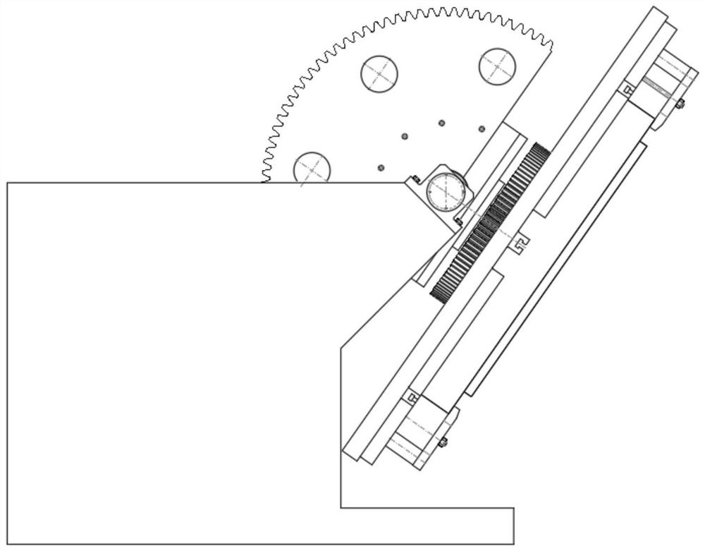 Tool device and method for machining large turbine blade combined partition plate