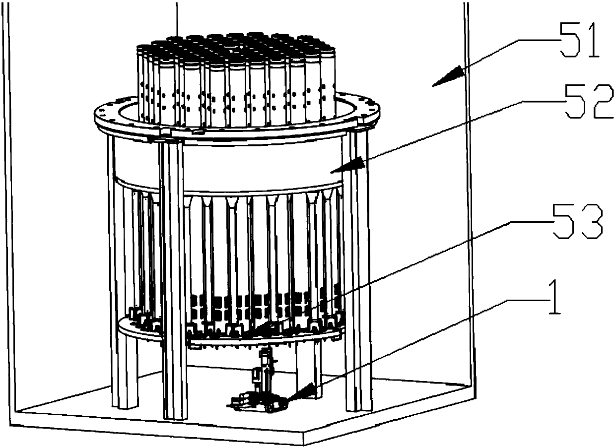 Robot for detecting cotter pin of control rod guide tube and locating method