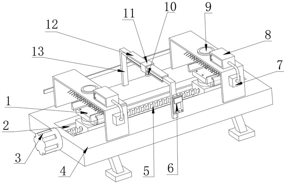 Vehicle-mounted intelligent panel flatness detection device