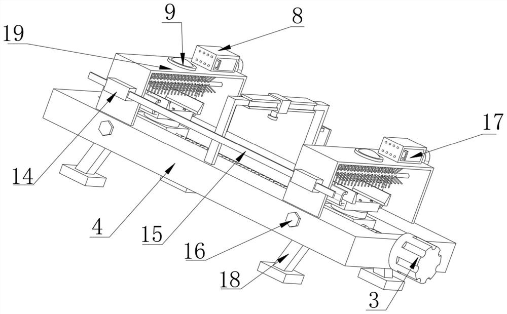 Vehicle-mounted intelligent panel flatness detection device