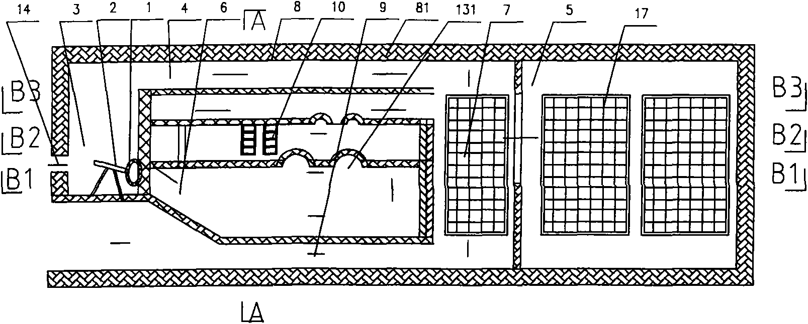 Exhaust gas treatment method and incinerator used for steel plate color-coating line