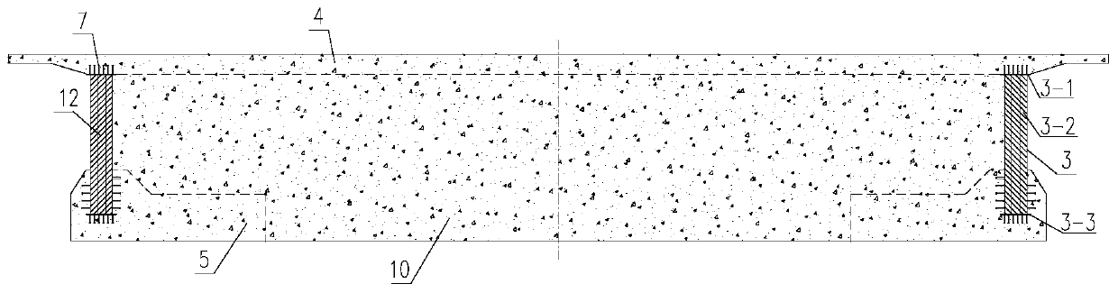 Novel corrugated web steel-concrete continuous beam bridge