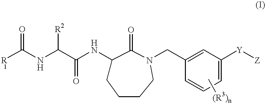 Lactams as inhibitors of A-beta protein production