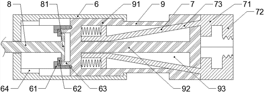 Riveting device for lamp tube electrodes