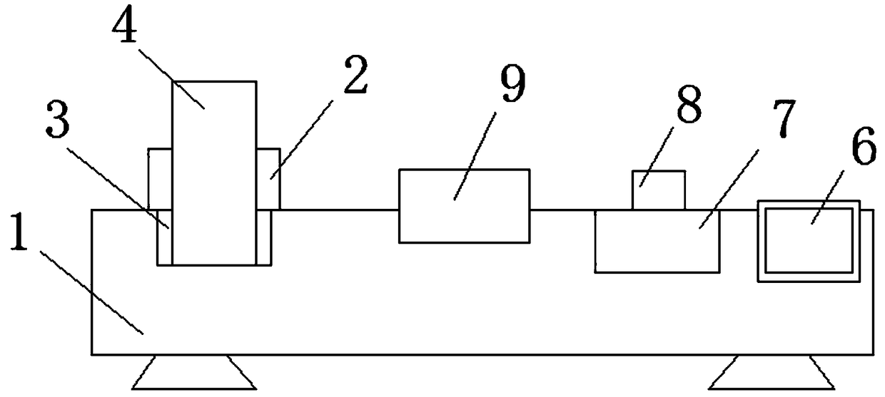 Electronic product board card conduction test device