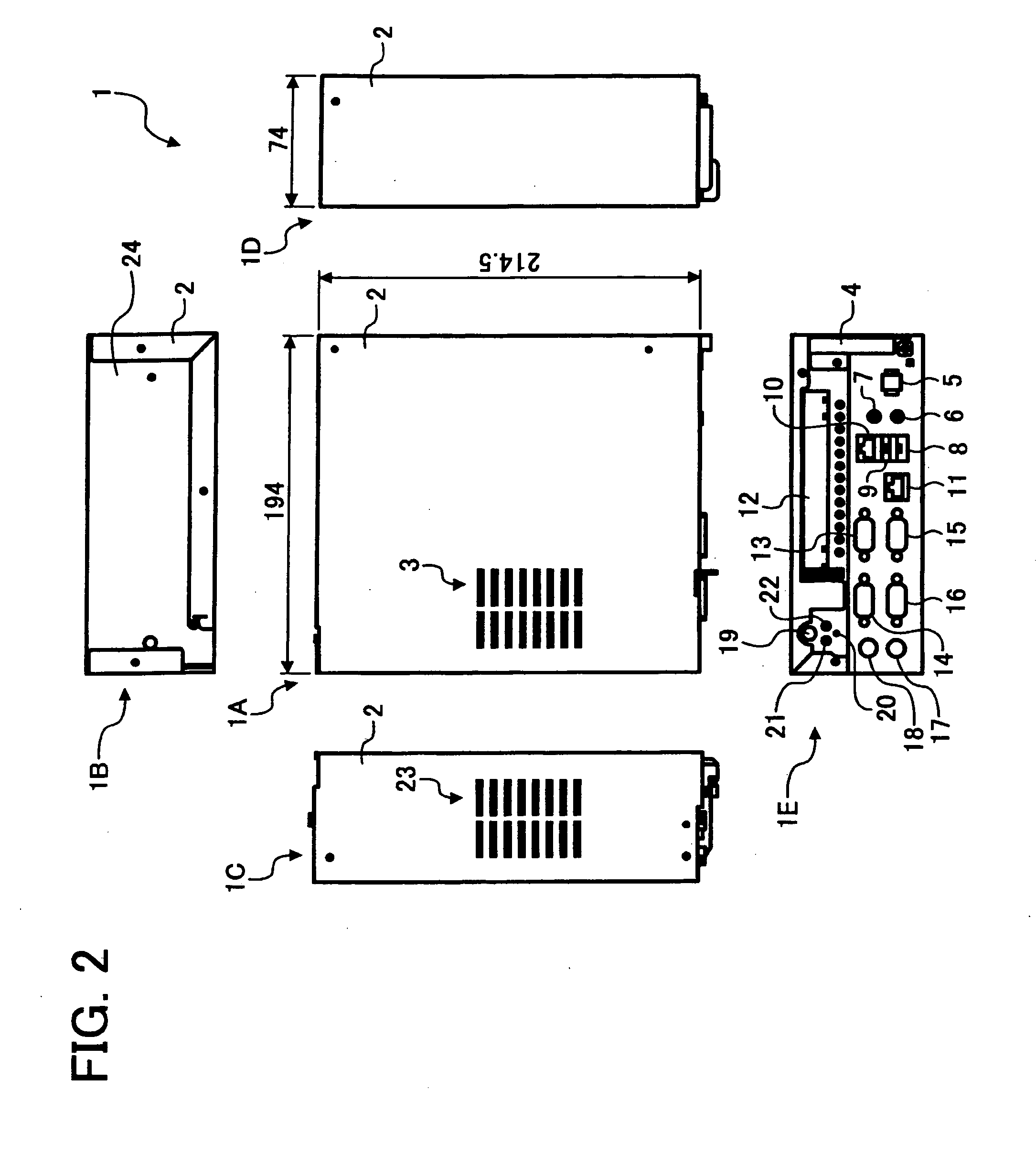 Storage device and method of efficiently arranging components in an information processing apparatus