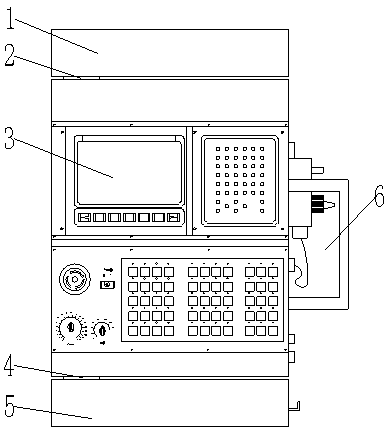 Rotational supporting device for operation station of numerical control machine tool