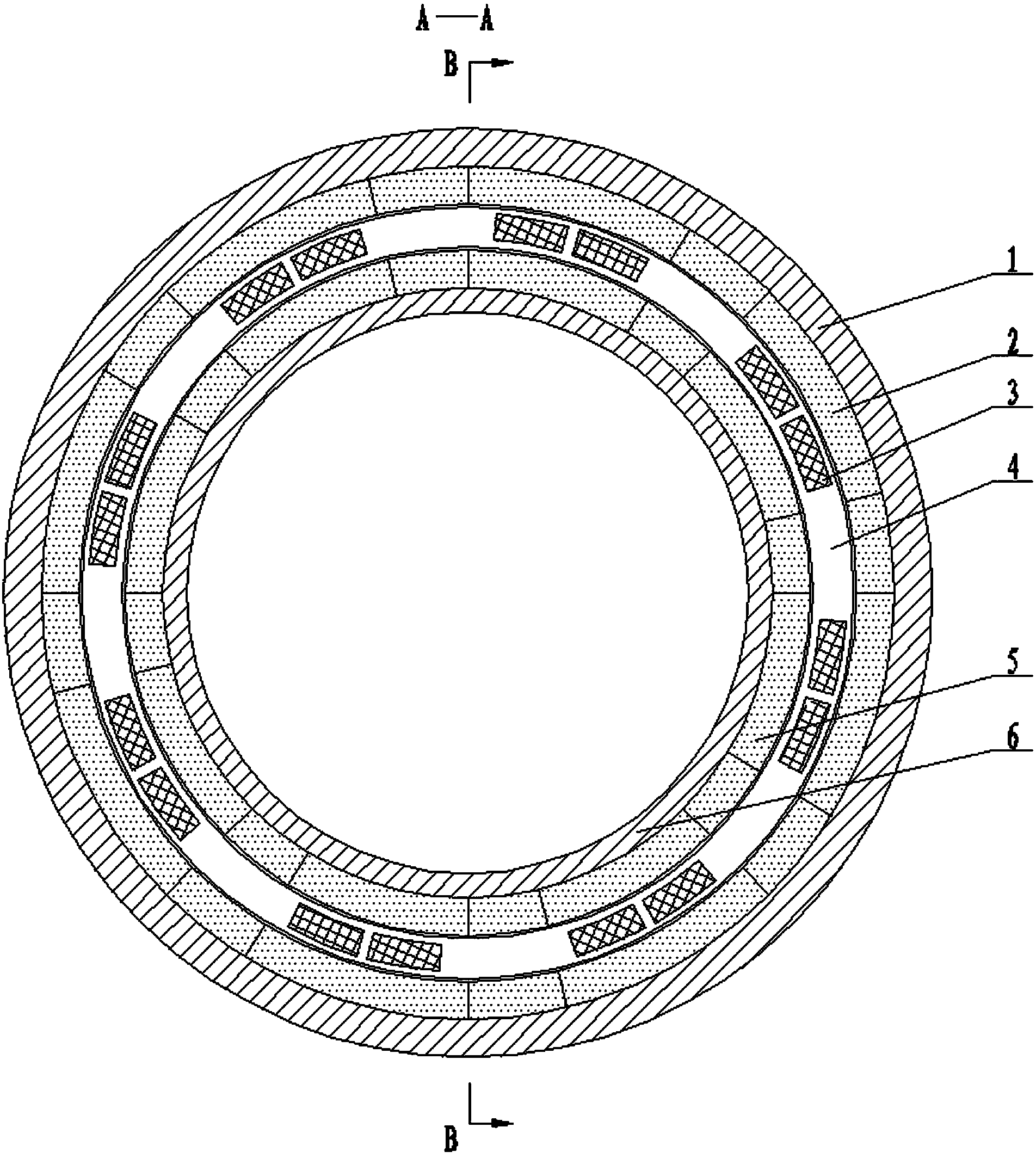 Iron coreless permanent magnet limited angle motor