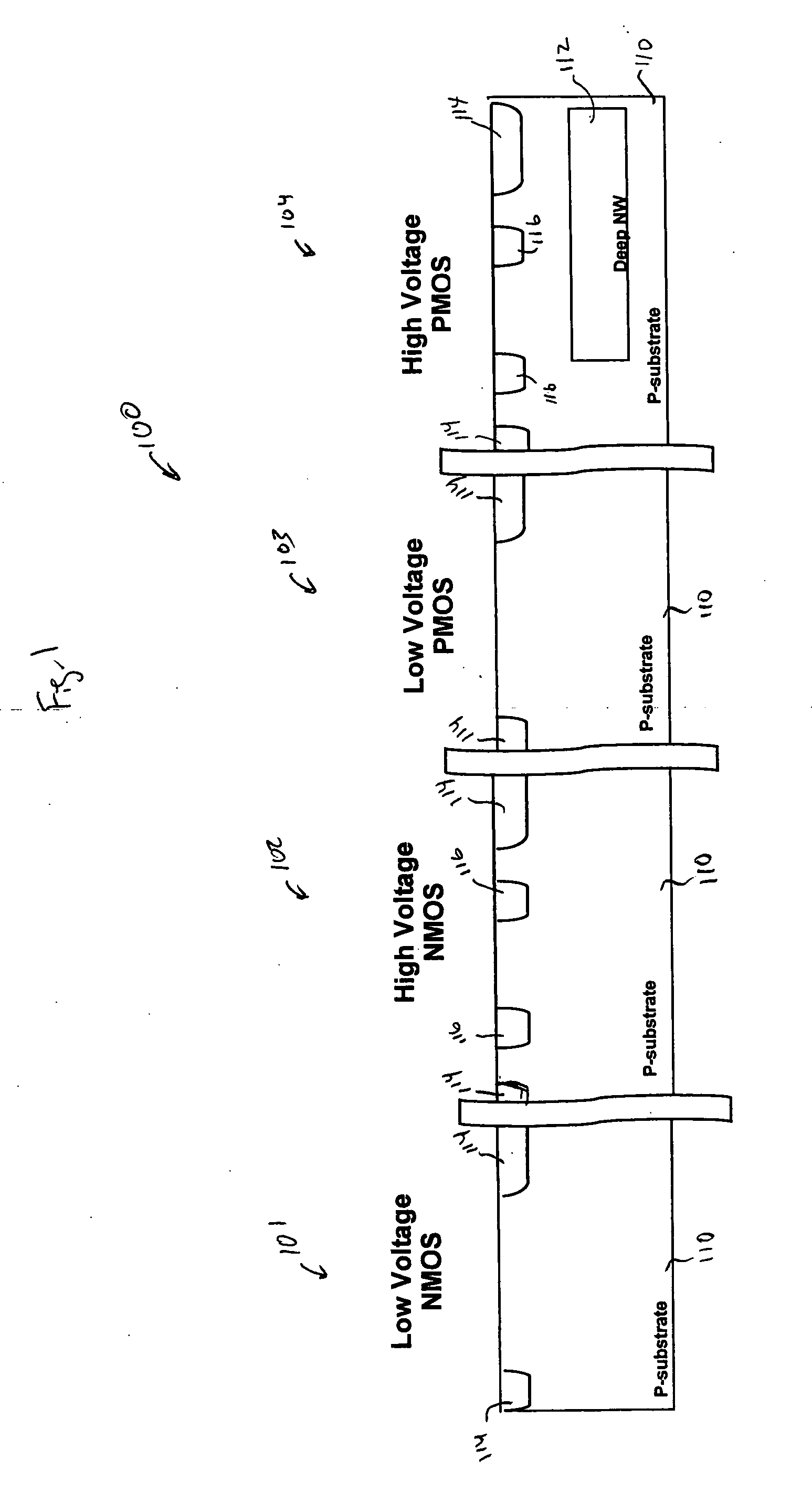 High voltage CMOS devices