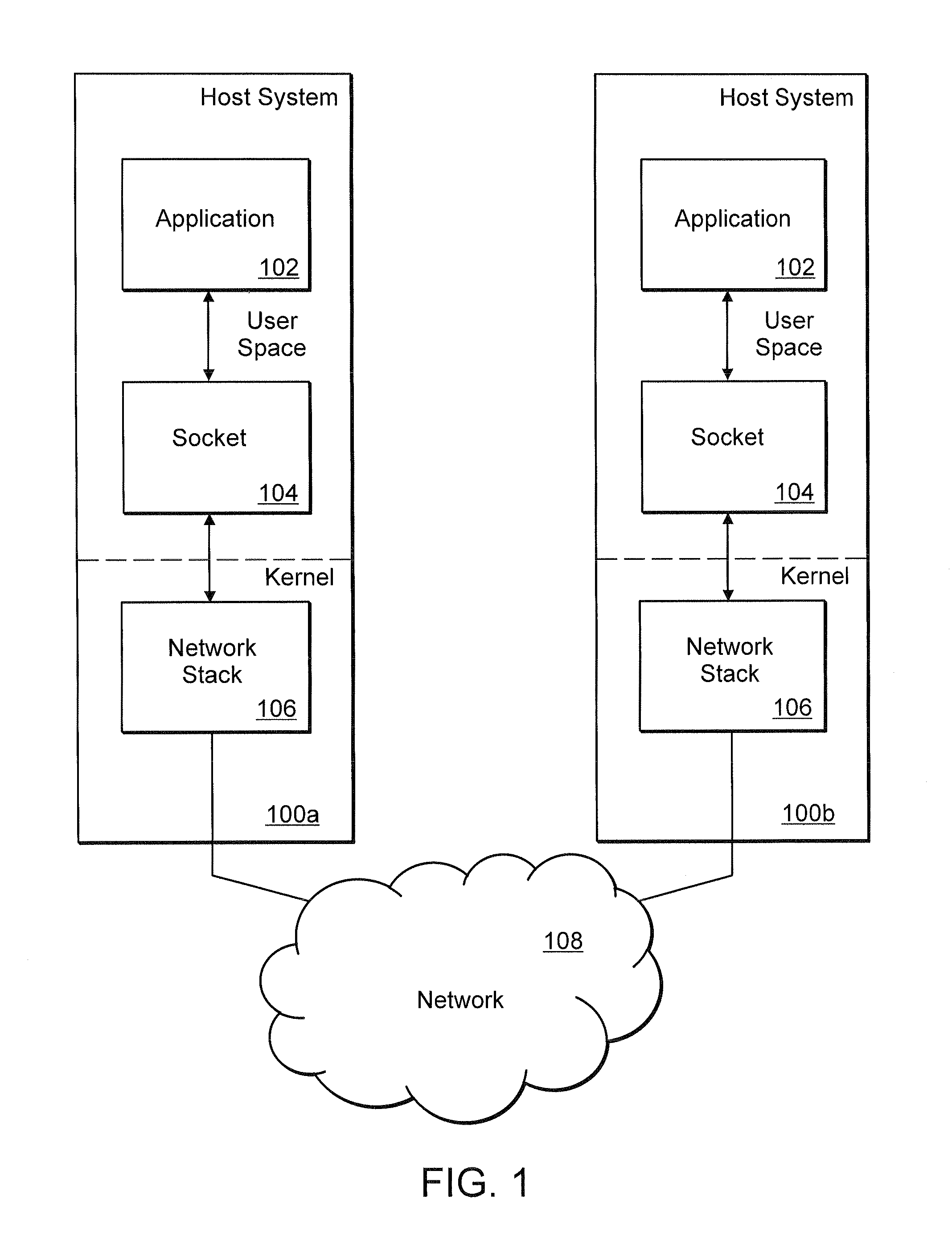 Method and apparatus for reducing host overhead in a socket server implementation