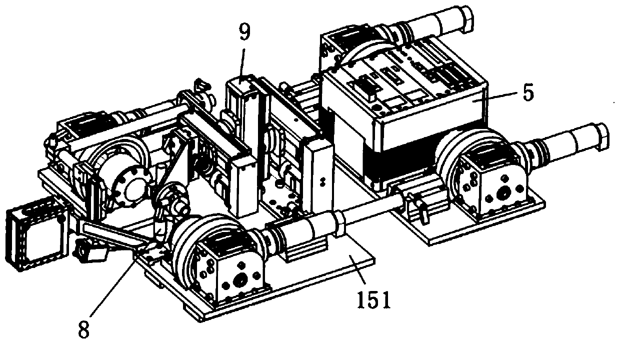 Master-slave wall-climbing welding robot system suitable for large steel structural part