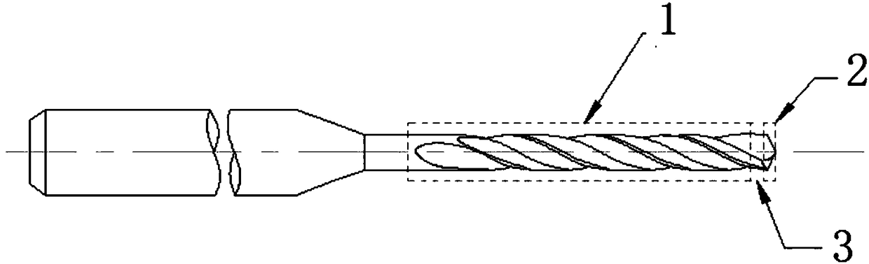 Diamond coating drill bit and preparation method thereof