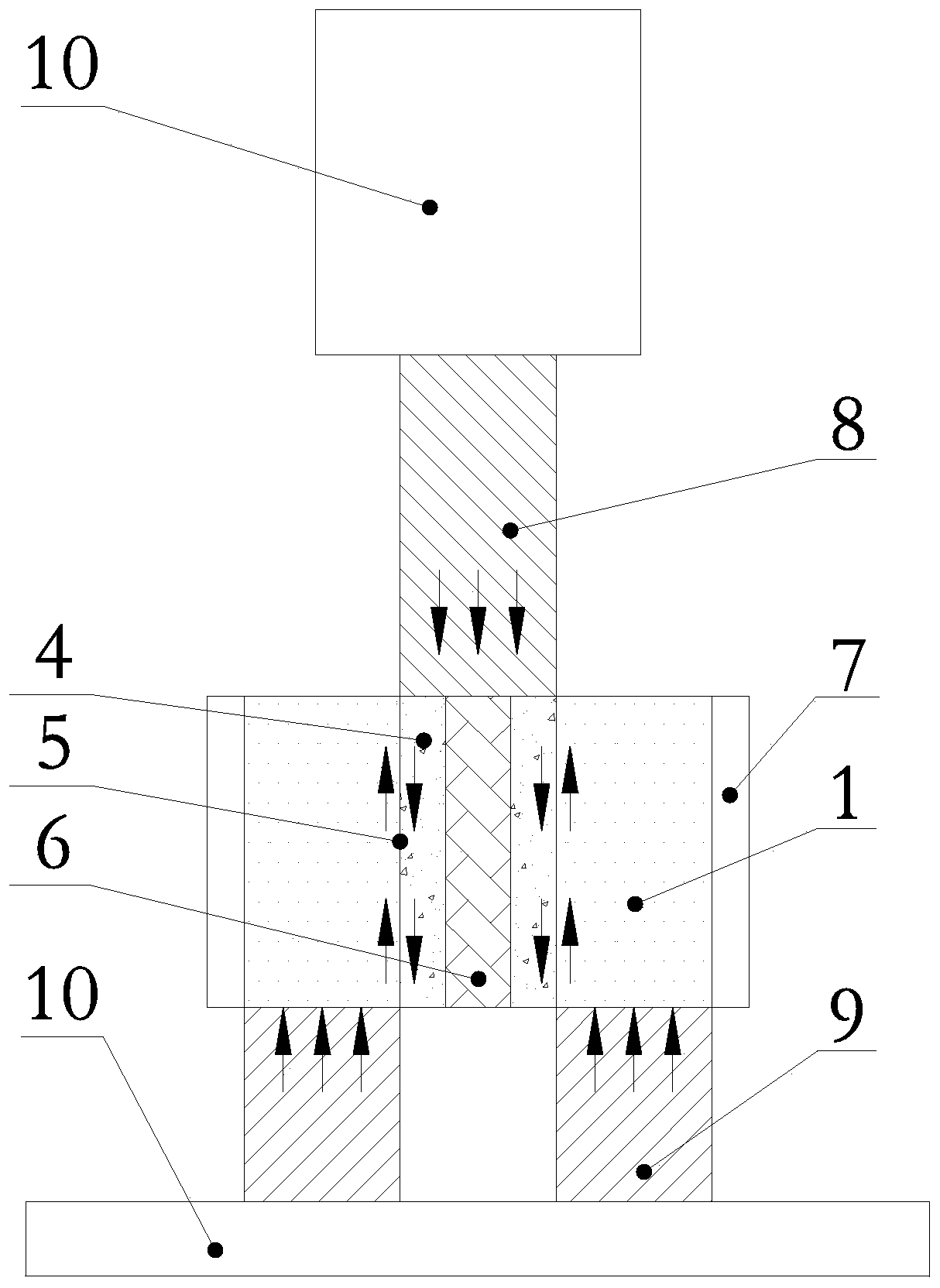 A method for testing the interface bond strength between coal body and anchoring agent