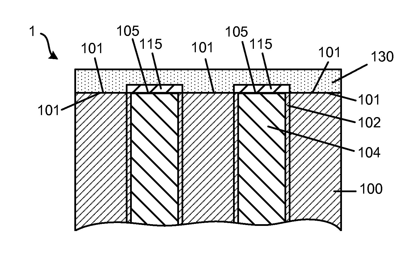 Surface cleaning and selective deposition of metal-containing cap layers for semiconductor devices