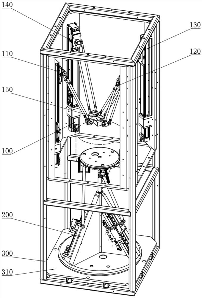 Seven-degree-of-freedom double-module parallel cooperative robot for 3C assembly