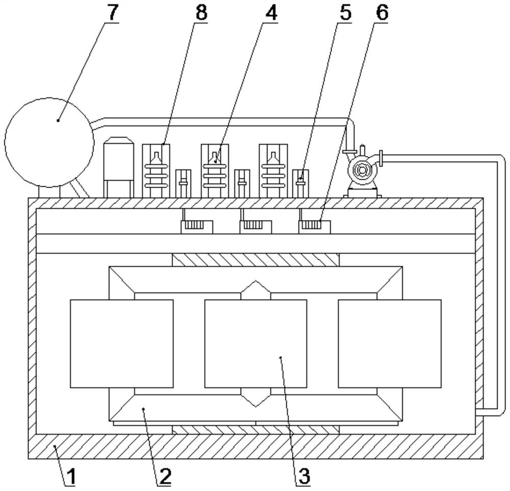 High-insulativity safety rectifier transformer and working method thereof