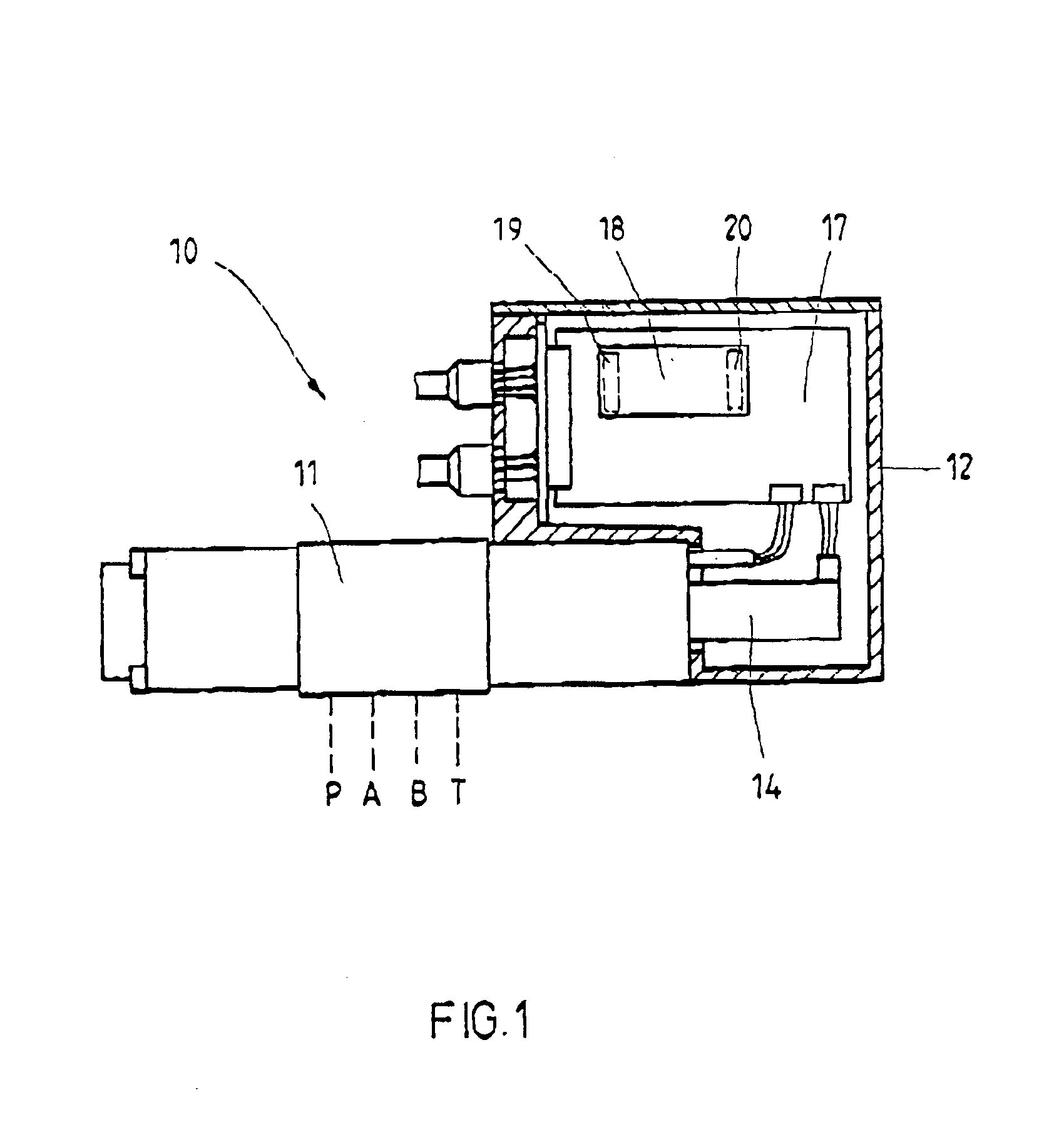 Device for controlling a hydraulic actuator