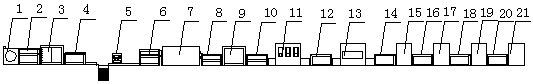 Multi-color top automatic dipping device